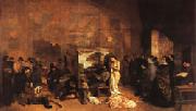 Gustave Courbet Teh Painter's Studio; A Real Allegory china oil painting reproduction